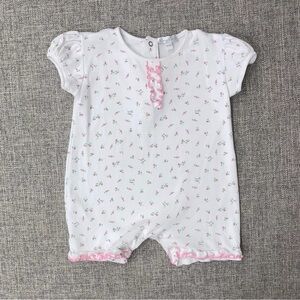 Kissy Kissy White and Pink Floral One Piece